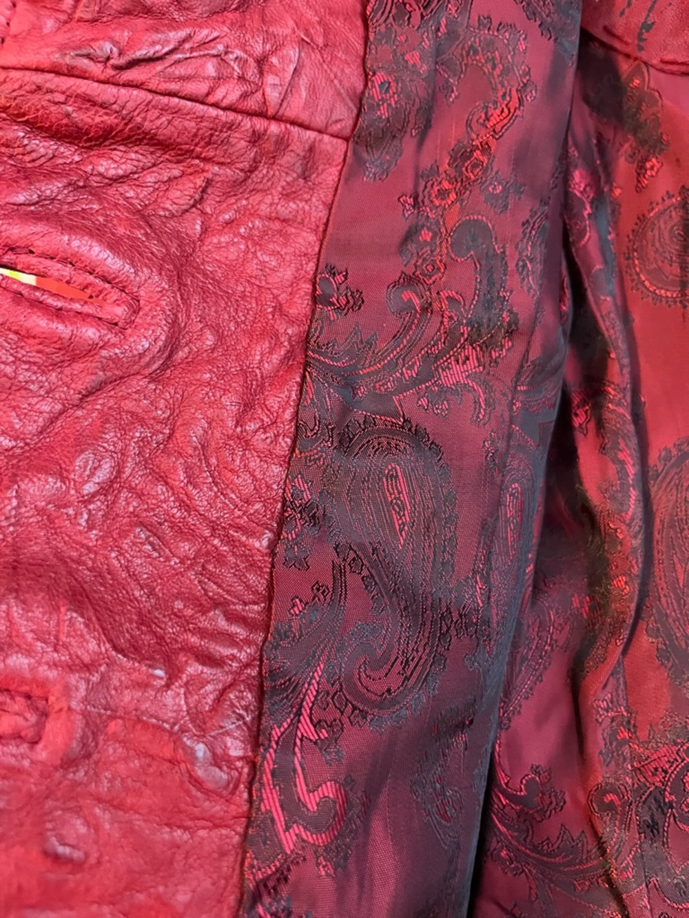 Rare Raw 7 Leather Distressed Blazer - Picture 10 of 15
